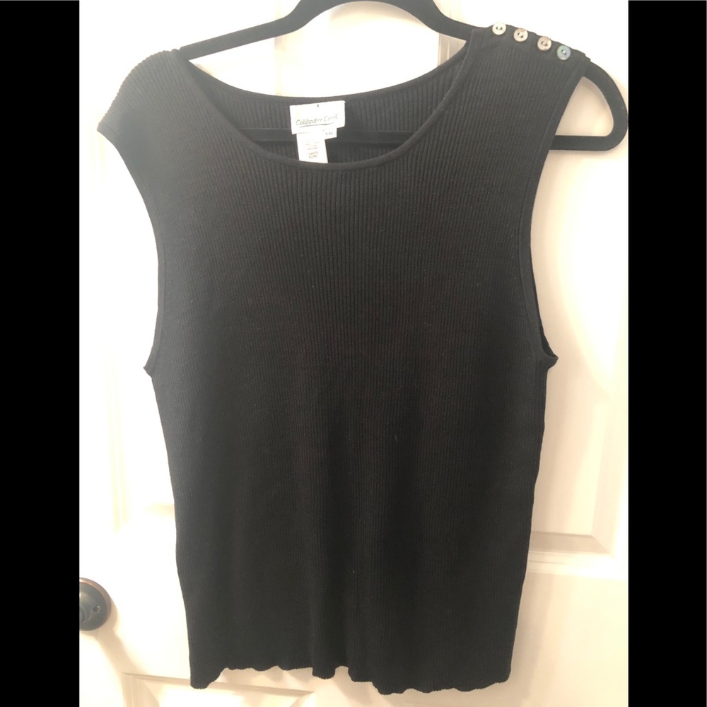 Coldwater Creek sleeveless silk-blend Top, XXL